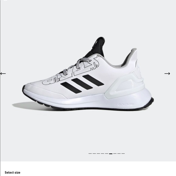 Adidas Rapid Run Storm Trooper Running Shoes Sz 38 - Picture 6 of 16